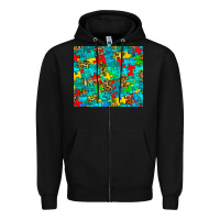Black autism awareness puzzle Zipper Hoodie - BarkalooDesign