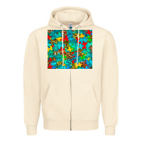 Sandshell autism awareness puzzle Zipper Hoodie - BarkalooDesign