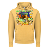 Vintage Mustard fires friends drinks camping crew Vintage Hoodie - Zillion Design Studio
