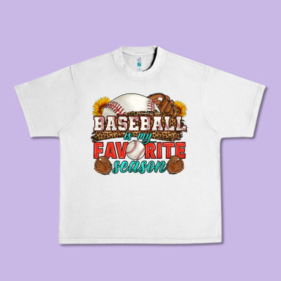 Baseball Is My Favorite Season Urban Heavy Tee Designed By Hra Design Shop