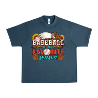 Midnight Navy baseball is my favorite season Urban Heavy Tee - HRA Design Shop