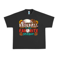 Pigment Black baseball is my favorite season Urban Heavy Tee - HRA Design Shop
