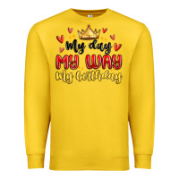 Lemon my day my way my birthday Premium Sweatshirt - MaliasSmallBusiness