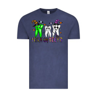 Vintage Denim trick or teeth Vintage Tee - CowhideDigitalArt