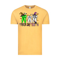 Vintage Mustard trick or teeth Vintage Tee - CowhideDigitalArt