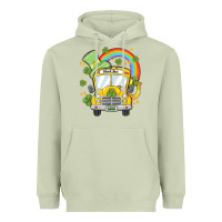 Matcha st. patrick's day school bus Heavyweight Hoodie - MaliasSmallBusiness