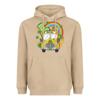 Mushroom st. patrick's day school bus Heavyweight Hoodie - MaliasSmallBusiness