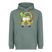 Sage st. patrick's day school bus Heavyweight Hoodie - MaliasSmallBusiness