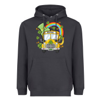 Smoke st. patrick's day school bus Heavyweight Hoodie - MaliasSmallBusiness