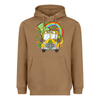 Toasted Coconut st. patrick's day school bus Heavyweight Hoodie - MaliasSmallBusiness