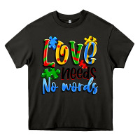 Asphalt love needs no words Heavy Core Tee - Artiststas