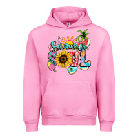Fuchsia Pink summer soul Urban Hoodie - NancyCooperArtShop