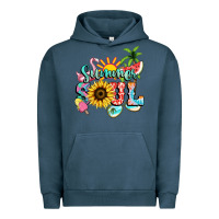 Pigment Midnight Navy summer soul Urban Hoodie - NancyCooperArtShop