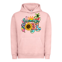 Pigment Salmon summer soul Urban Hoodie - NancyCooperArtShop