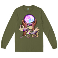 Army Green stay witchy Long Sleeve Tee - BundleAndBundleShop