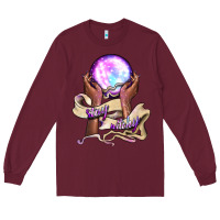 Burgundy stay witchy Long Sleeve Tee - BundleAndBundleShop