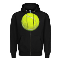 Black tennis bal Zipper Hoodie - BarkalooDesign