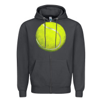 Smoke tennis bal Zipper Hoodie - BarkalooDesign