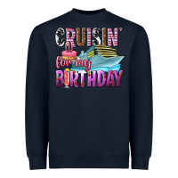 Navy Cruisin' for my birthday Heavyweight Sweatshirt - texasbilliewilder