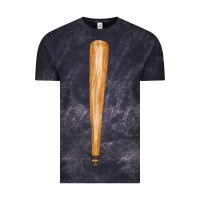 Cloud Black wooden baseball Vintage Tee - FaDigitalArtStudio