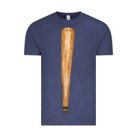 Vintage Denim wooden baseball Vintage Tee - FaDigitalArtStudio