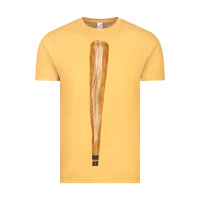 Vintage Mustard wooden baseball Vintage Tee - FaDigitalArtStudio