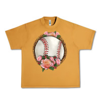 Peanut Butter western baseball with roses Urban Heavy Tee - HRA Design Shop