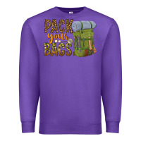 Purple pack your bags Premium Sweatshirt - NancyCooperArtShop