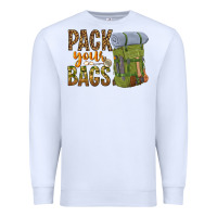 White pack your bags Premium Sweatshirt - NancyCooperArtShop