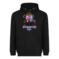 Black gymnastics life Heavyweight Hoodie - MaliasSmallBusiness