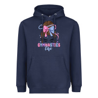 Navy gymnastics life Heavyweight Hoodie - MaliasSmallBusiness