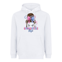 White gymnastics life Heavyweight Hoodie - MaliasSmallBusiness