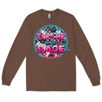 Chestnut take me to the race Long Sleeve Tee - AdoDesignShop