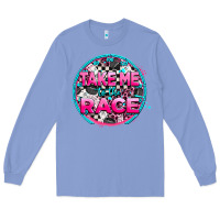 Colony Blue take me to the race Long Sleeve Tee - AdoDesignShop