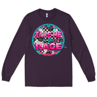 Plum take me to the race Long Sleeve Tee - AdoDesignShop