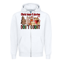 Christmas Calories Don't Count Christmas Tree Cake Zipper Hoodie | Teevron