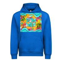 Cobalt summer Urban Hoodie - NancyCooperArtShop