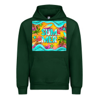 Forest Green summer Urban Hoodie - NancyCooperArtShop