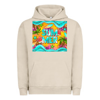 Pigment French Oak summer Urban Hoodie - NancyCooperArtShop