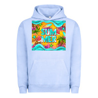Pigment Grape Ice summer Urban Hoodie - NancyCooperArtShop