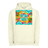 Pigment Pistachio summer Urban Hoodie - NancyCooperArtShop