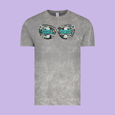 Girl Boss Vintage Tee Designed By Sublimationcraftshop