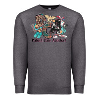 Charcoal Heather pca patient care assistant western Premium Sweatshirt - NancyCooperArtShop