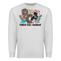 Dove Grey pca patient care assistant western Premium Sweatshirt - NancyCooperArtShop