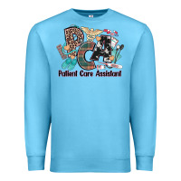 Ocean Blue pca patient care assistant western Premium Sweatshirt - NancyCooperArtShop