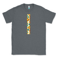 Charcoal Heather pumpkin caffee Classic Tee - BundleAndBundleShop