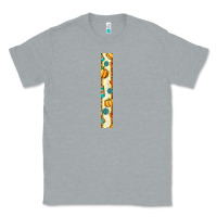 Heather Grey pumpkin caffee Classic Tee - BundleAndBundleShop