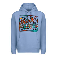 Colony Blue Not perfect just forgiven Premium Hoodie - LillyAllenDesigns