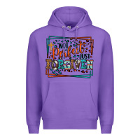 Purple Not perfect just forgiven Premium Hoodie - LillyAllenDesigns