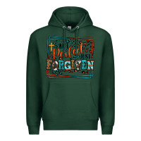 Sports Green Not perfect just forgiven Premium Hoodie - LillyAllenDesigns